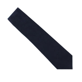 A Dark Forest Navy Business Cotton Tie on a white background.