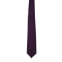 An image of the Dark Purple Skinny Cotton Tie with a pointed tip, radiating slender elegance.