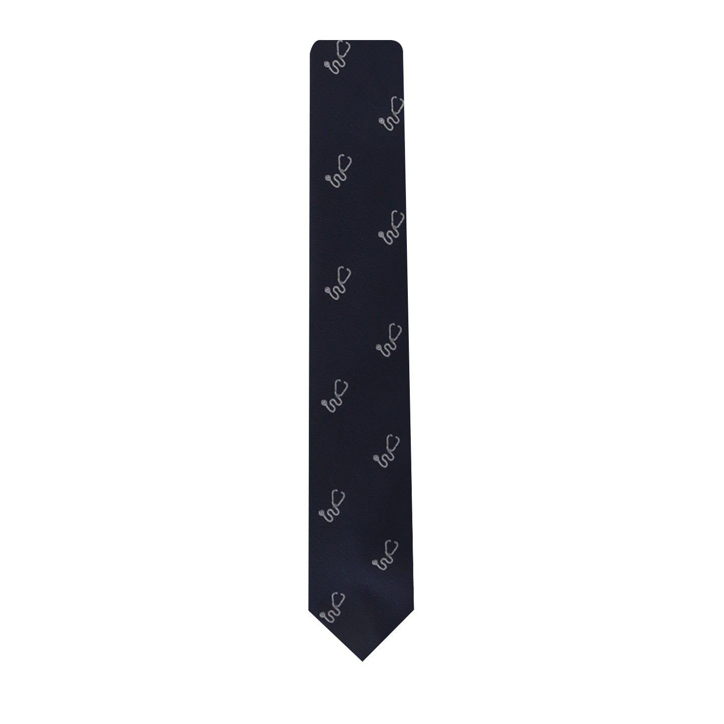 A Healthcare Skinny Tie adorned with an anchor design.