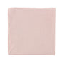 A cream pink pocket square on a subtle white background.