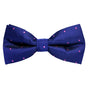 A Navy Pink Polka Dot Bow Tie.