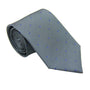 Grey Navy Polka Dot Business Tie & Pocket Square Set