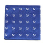 Navy White Anchor Pocket Square