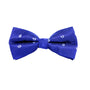 Tear Drop Navy Bow Tie