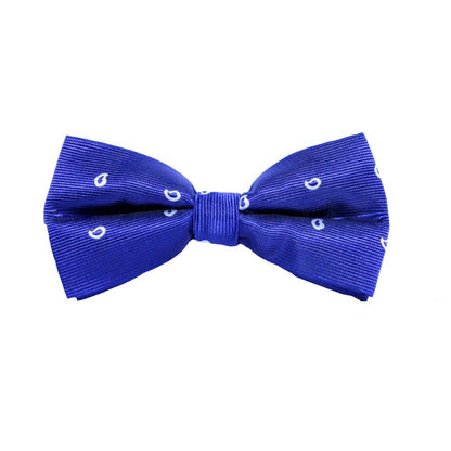 Tear Drop Navy Bow Tie