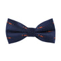 A Racing Car Bow Tie featuring a pattern of small red sports cars, adding a touch of speed and style to your outfit.