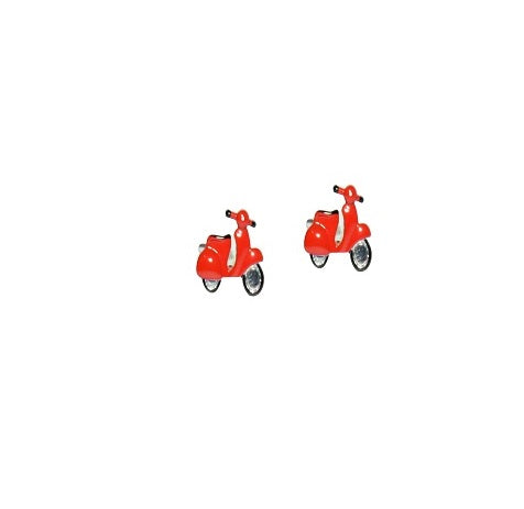 London Red Scooter Cufflinks