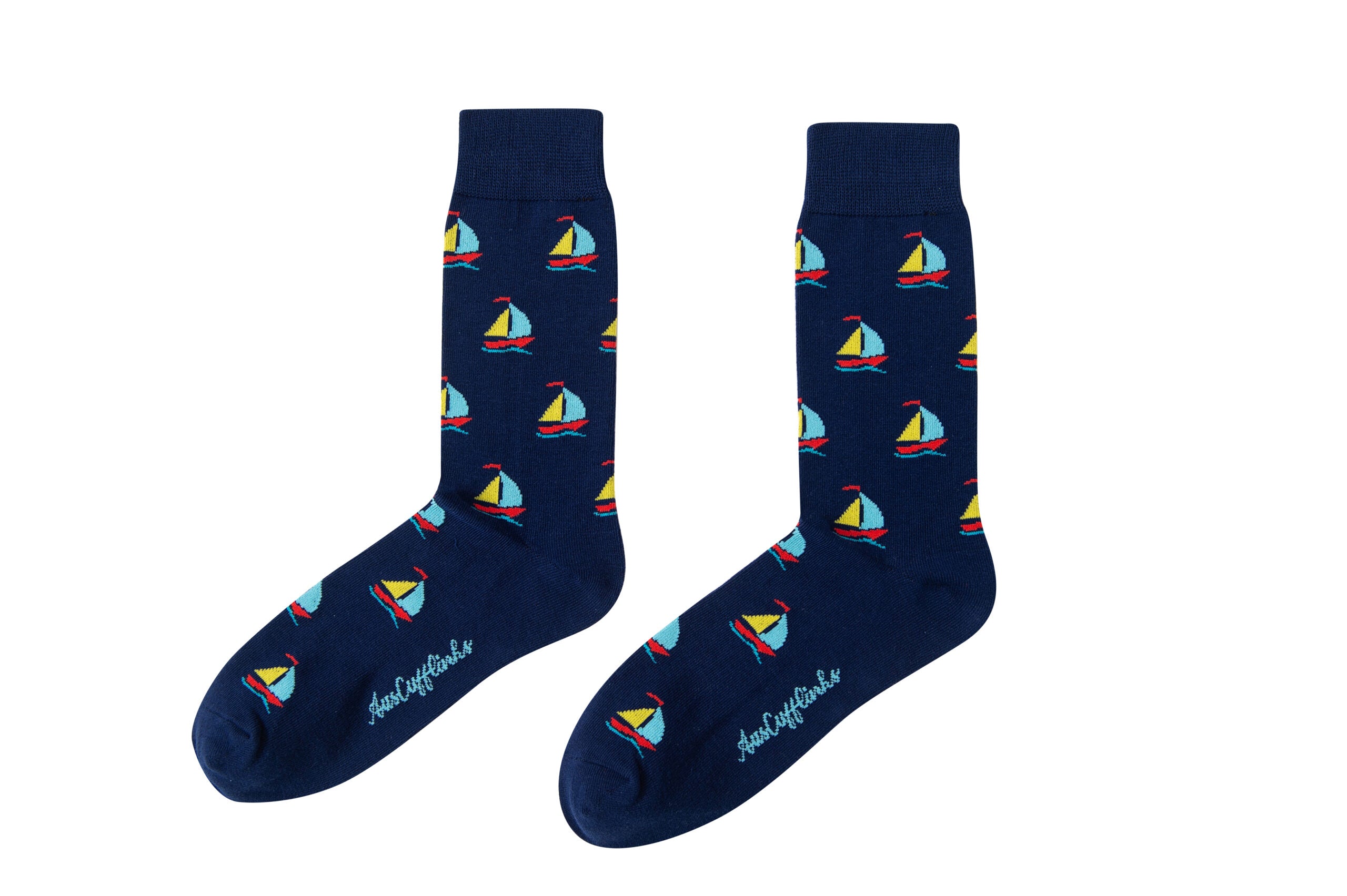 Pindot Sock in Navy - Lorenzo Uomo Pindot Sock in Navy - Lorenzo Uomo