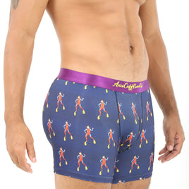 A man wearing Scuba Diver Underwear that provide both comfort and style.