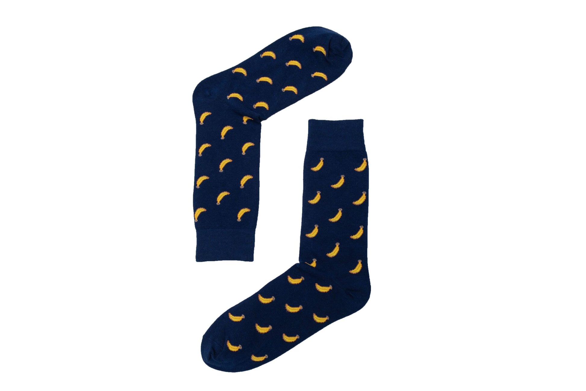 A vibrant pair of Banana Socks.