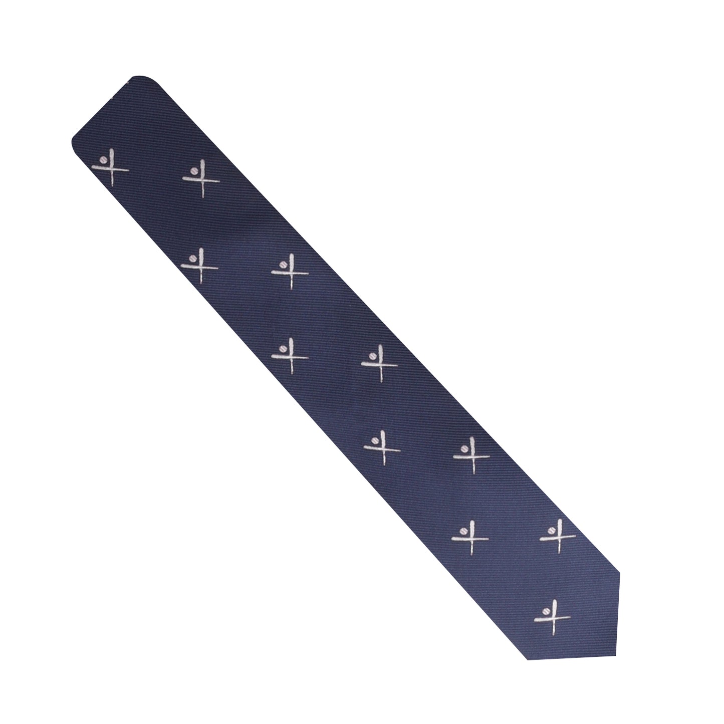 A Sports Necktie with crosses on it, perfect for adding a touch of elegance to any occasion.