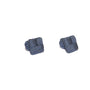 The Navy Blue Square Cufflinks, designed with elegance, rest on a pristine white background for a stylish touch.