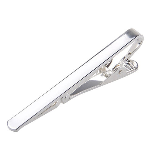 Polished Silver Tie Pin
