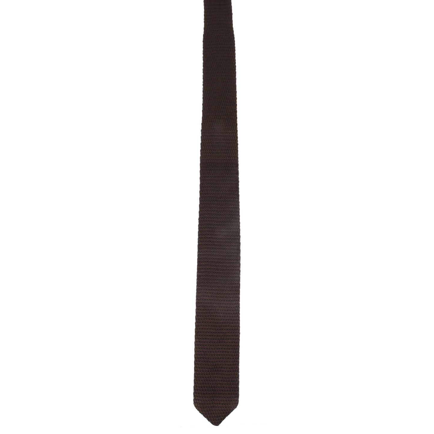 A Vintage Brown Tie on a white background.