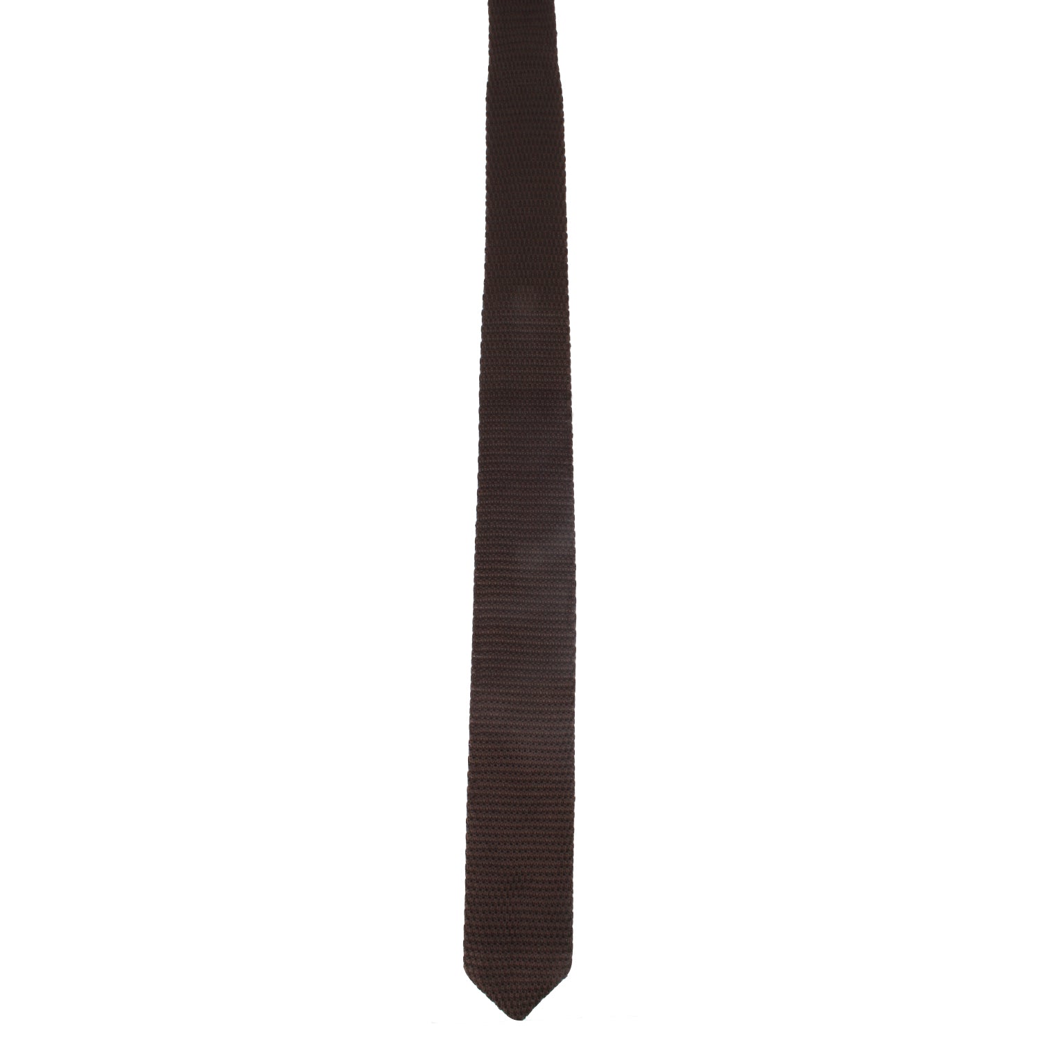A Vintage Brown Tie on a white background.