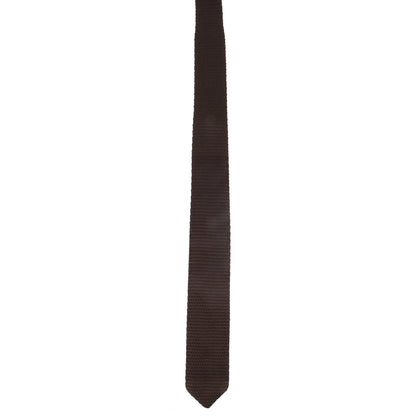 A Vintage Brown Tie on a white background.