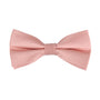 The Rose Gold Bowtie and Pocket Square Set, featuring a textured pattern on a plain white background, adds a touch of sophisticated coordination.