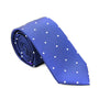 Navy White Polka Dot Business Tie & Pocket Square Set